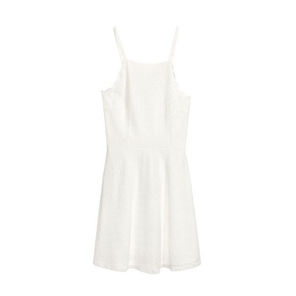 H&M Dresses & Skirts - H&M Divided White Lace Skater Dress